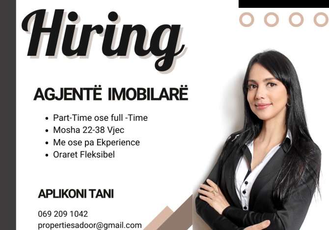 Offerte di lavoro Agente Immobiliare Principiante/Poca esperienza a Tirana