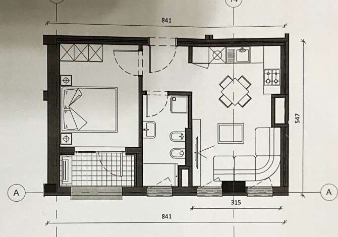 Shtepi ne shitje 1+1 ne Tirane - 70,000 Euro