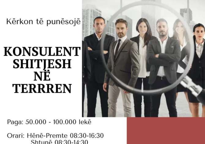 Offerte di lavoro Agente di vendita Con esperienza a Tirana