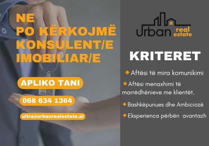 Offerte di lavoro Agente Immobiliare Nessuna esperienza a Tirana