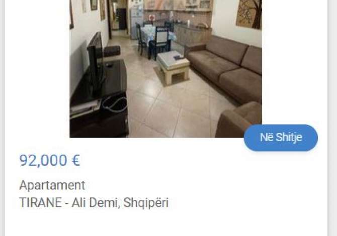House for Sale 2+1 in Tirana - 92,000 Euro