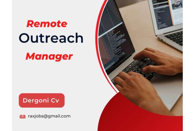 Njoftime Pune Remote Outreach Manager Me eksperience ne Tirane