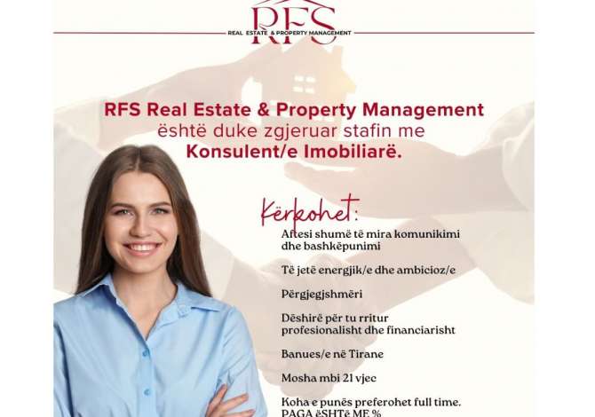 Job Offers Real Estate Agent Beginner/Little experience in Tirana