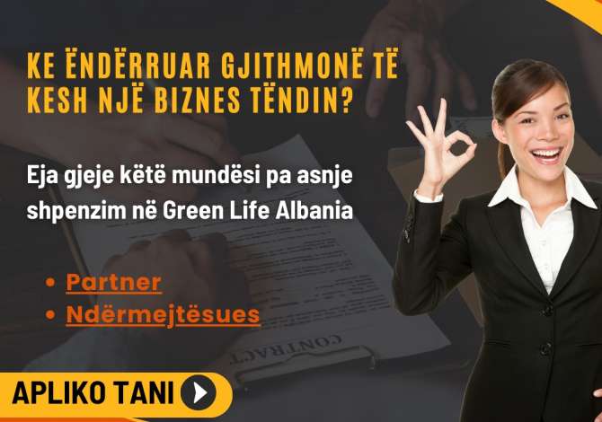 Oferta Pune PARTNER  Me eksperience ne Tirane