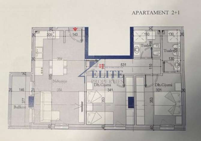 Shtepi ne shitje 2+1 ne Tirane - 109,135 Euro