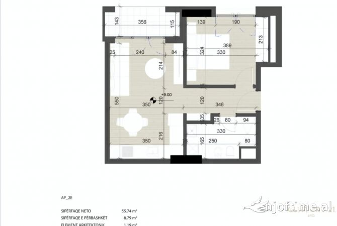 Shtepi ne shitje 1+1 ne Tirane - 170,872 Euro