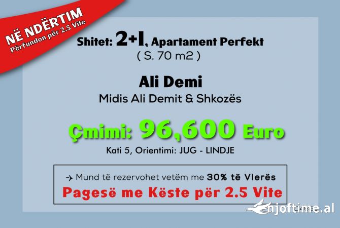 Shtepi ne shitje 2+1 ne Tirane - 96,600 Euro